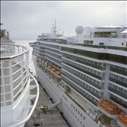 Picture Of Docked Cruise Ships