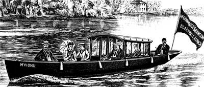 Picture Of Electric Launch 1897