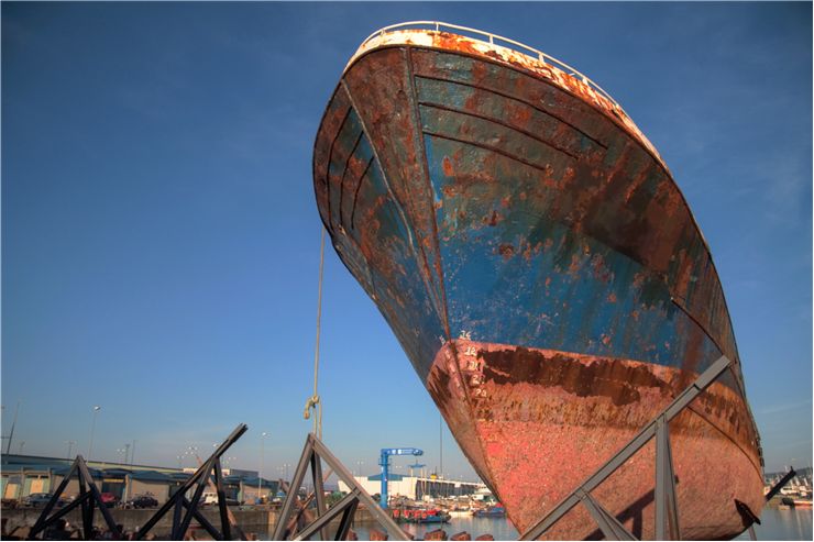 Picture Of Old Ship In Spain